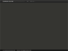 Tablet Screenshot of damianshaw.com